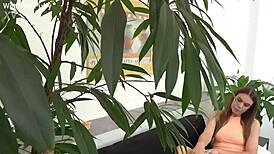 Pussy pump brings horny hottie Jessica Bell to intense orgasm