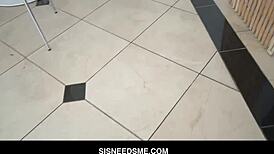 Does Izzy's stepbro slip his cock into her cunt?