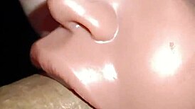 lipsy anal intenso y mamada de juguete del ano a la boca