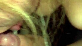 Blowing bubbles while i throatfuck her