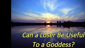 in this bdsm scene, a loser tries to please his goddess mistress