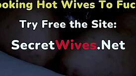 big stud fucks my wife without condom, she moans as he cums inside pussy