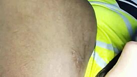 ooh, mature ebony milf masturbates with dildo and fingers for intense orgasm 😍