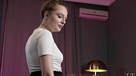 casting: 'you're gonna have to do better than that' to fuck this skinny cute teen