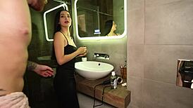 Cheated on her boyfriend with stepbrother before a date