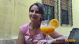 lina enjoys a good casting for an amateur young 18+ dude shes gonna have a treat