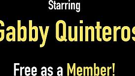 chesty mexican beauty gabby quinteros finger fucks her big pussy