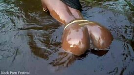 Slim African Girl Walking Naked In The Middle Of My Village Looking For Some Dick!