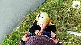 Harleenvan Hnyten slut babe gets fucked in public car by Stevenshame