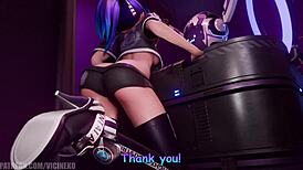 Melody Vicineko Animation Features Monster Cock Handjob