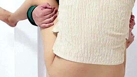 Siblings bump bellies and fuck until squirting in leaked thai clip.