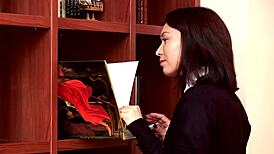 Lesbian school sluts share a hot fuck