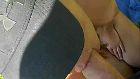 risky outdoor blowjob after yoga with an 18yo teen in pov