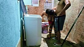 Amador Padrasto Fode Com Sua Enteada No Quintal De Casa E Goza Duas Vezes Em Sua Boca