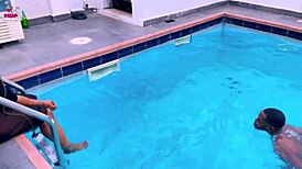 i watched mareme edet fuckin four guys she met at the poolside so hot