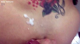 Gentle taps on the backside in playful fun