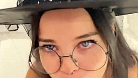 I ALWAYS said Debora Prado's blowjob is WITCHCRAFT, and she dressed as a witch to DEEPTHROAT my cock