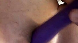 she fingers and dildos her pussy to intense orgasm