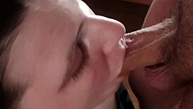 Homemade Milf Swallows Big Cock Cum In Mouth