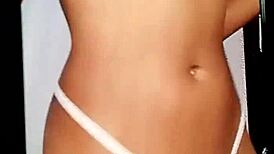 Chatting on live webcam with friends online.