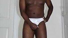 My First Time Masturbating In White Underwear After A Long Break