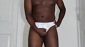 My First Time Masturbating In White Underwear After A Long Break