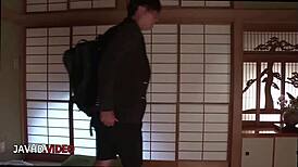 Naughty Housewife Miu Suzuha's Midnight Toy Play & Creampie Surprise