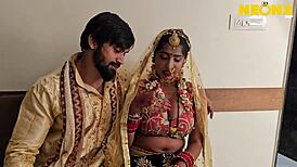 Newly Married Bride Bhabhi's Hardcore Sex Intrigues Husband.