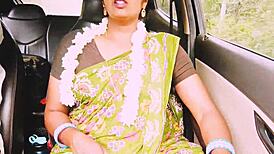 indian beautiful aunty with english boy fucking hard for long drive with telugu dirty talks
