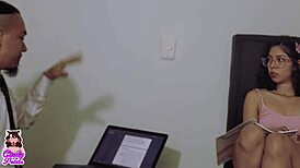 Latina Student Prefers Sex Over Lesson