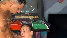 i invited my neighbor for a game, and she made me eat her pussy