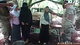 Passionate Arab Student Feels Intense Desire Fucking Sexy Girl Outdoors