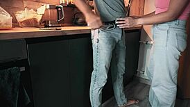 You weren't home but your friend was and after a few cups of coffee this happened