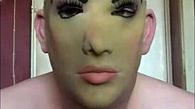 Masked Bisexual Lover Swallows Piss