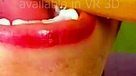 Intriguing Chew and Swallow Vore Food with Teeth Mouth Carrot Bite