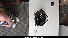 lp officer handles shoplifters case locally and punishes her - fuckthief