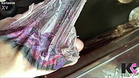 slow mo fresh tattoo second skin peel with alternative fetish vibes