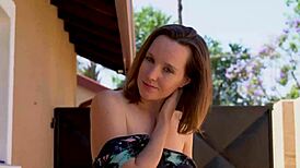 slutty outdoor smoking brunette babe homemade amateurs tits big tits softcore petite skinny neighbors girl next door