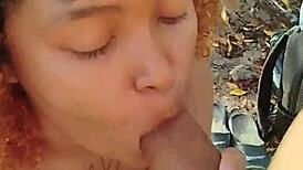 Intense beach blowjob overwhelms me with risky pleasure on her face