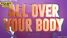 Xwife Karen Brazzers covers your body in cum, enter xvpromo for discount.