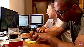 Stunning Blonde Girl with Large Breasts Gets Teased and Played with Doggy Style