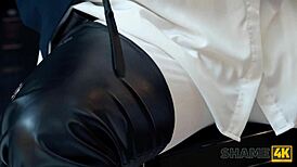 Kinky Cowgirl Meets Student Masturbating