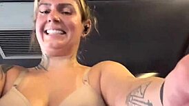 I trained at the gym in just a bra, hunks stared, I got wet.