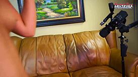 Oh my god, blonde hotties Bailey and Olyssia passionately suck pussies and ride cock!