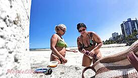 I And My Naughty Friend Get Caught On The Beach For Everyone To See