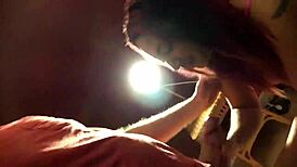 Young Ebony Slut Throating It Deep