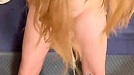 Big cock sex machine standing closed missionary omg what a ride