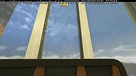 Christmas morning fuck session with shemale and lesbian action