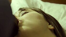 Hot babe casually rides her best friend's big black dick