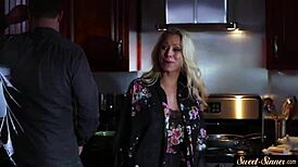 Alluring Teen Loves Riding Stepdad's Prick